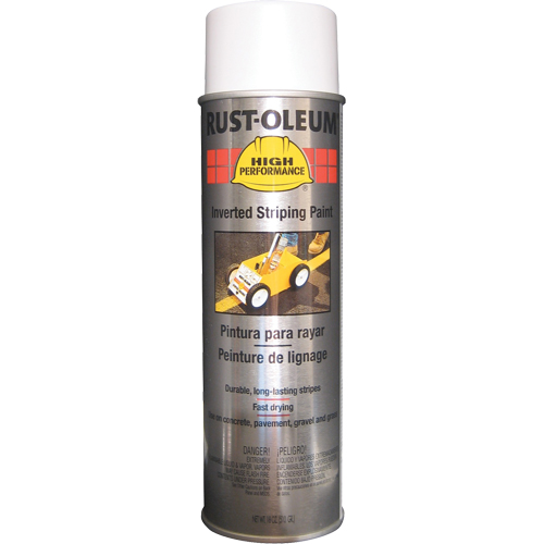 Peinture de traçage en a&eacute;rosol syst&egrave;me 2300 haute performance applicable en position invers&eacute;e, Blanc, 18 oz, Canette a&eacute;rosol Distribution Élite MP