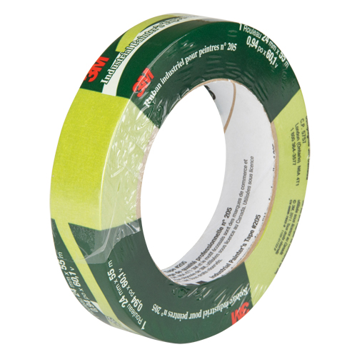 Painter's Masking Tape 205, 24 mm (1") x 55 m (180'), Green Distribution Élite MP