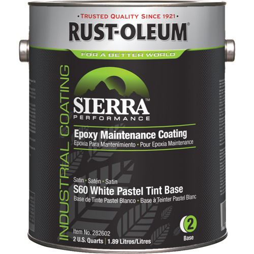 Rev&ecirc;tement dentretien &eacute;poxydique &agrave; base deau Sierra Performance S60 Couche de base pastel, Gallon, Base &agrave; teinter Distribution Élite MP
