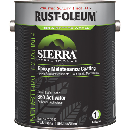 Sierra S60 Water-Based Epoxy Maintenance Coating Part 1 Activator, Gallon Distribution Élite MP