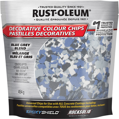 Pastilles de couleur d&eacute;coratives, 474 g, Sac, M&eacute;lange bleu gris Distribution Élite MP