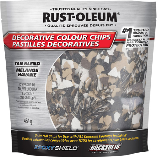 Decorative Colour Chips, 474 g, Bag, Tan Blend Distribution Élite MP