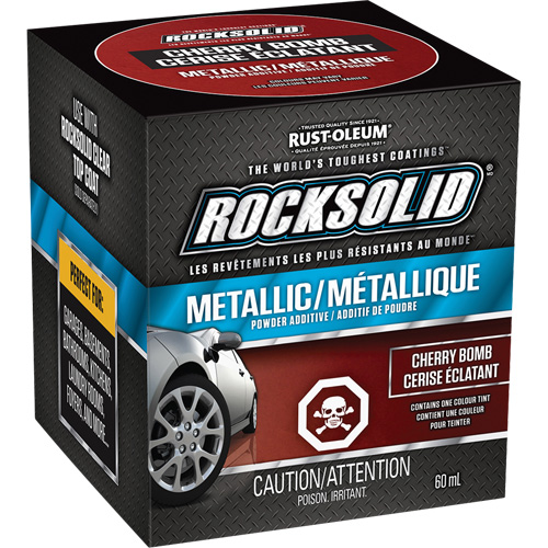 RockSolid&reg; Metallic Powder Additive, 60 mL, Bottle, Cherry Bomb Distribution Élite MP