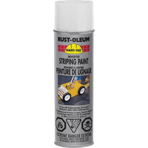 Inverted Marking Paint Spray, White, Aerosol Can Distribution Élite MP