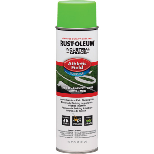 Peinture pour traçage de ligne pour terrain de gymnastique Industrial Choice AF1600, Vert, Canette a&eacute;rosol Distribution Élite MP