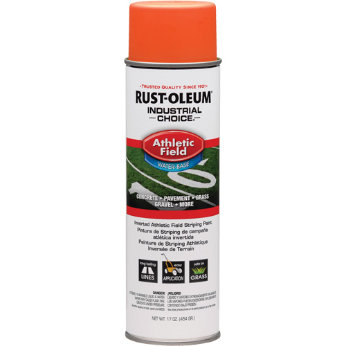 AF1600 Athletic Field Striping Paint, Orange, Aerosol Can Distribution Élite MP