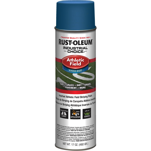 AF1600 Athletic Field Striping Paint, Blue, Aerosol Can Distribution Élite MP