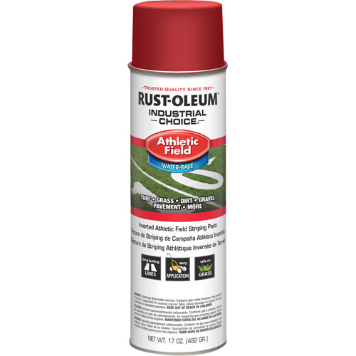 AF1600 Athletic Field Striping Paint, Red, Aerosol Can Distribution Élite MP
