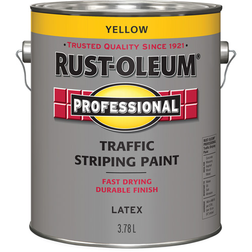 Traffic Striping Paint, Yellow, 3.78 L, Jug Distribution Élite MP