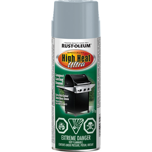 Peinture &eacute;mail en a&eacute;rosol haute temp&eacute;rature ultra Sp&eacute;cialit&eacute;, Canette a&eacute;rosol, Argent Distribution Élite MP