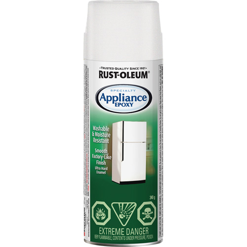 Specialty Appliance Epoxy Coating, Aerosol Can, White Distribution Élite MP