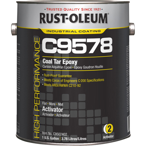 Activateur pour rev&ecirc;tement &eacute;poxydique &agrave; base de goudron de houille et &agrave; haute teneur en solides du syst&egrave;me C9578, Gallon Distribution Élite MP