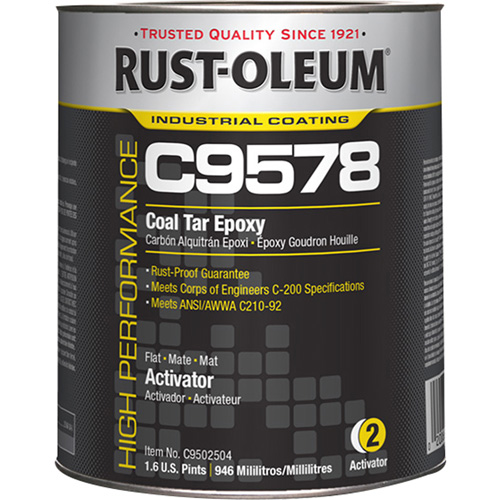 Activateur pour rev&ecirc;tement &eacute;poxydique &agrave; base de goudron de houille et &agrave; haute teneur en solides du syst&egrave;me C9578, 0,2 gal., Seau Distribution Élite MP