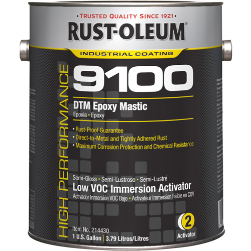 Activateur (250 COV) pour l'immersion du mastic &eacute;poxydique DTM du syst&egrave;me 9100, Gallon Distribution Élite MP