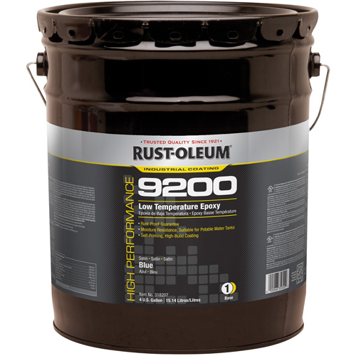 9200 System Low Temperature Epoxy Base, Blue, 4 gal., Pail Distribution Élite MP