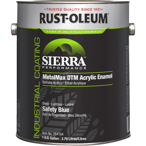 &eacute;mail acrylique DTM Sierra Performance MetalMax Plus, Gallon, Bleu Distribution Élite MP