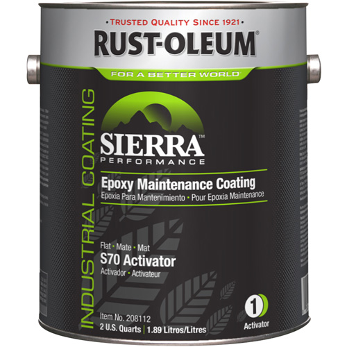 Activateur pour appr&ecirc;t acrylique &eacute;poxydique &agrave; base d'eau Sierra Performance S70/S71, Gallon, Blanc Distribution Élite MP