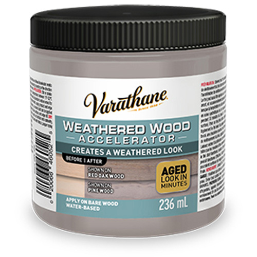 Acc&eacute;l&eacute;rateur de vieillissement du bois Varathane, 236 ml, Canette, Gris Distribution Élite MP