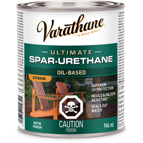 Rev&ecirc;tement &agrave; fini diamant pour bois Varathane, 946 ml, Transparent, Satin Distribution Élite MP