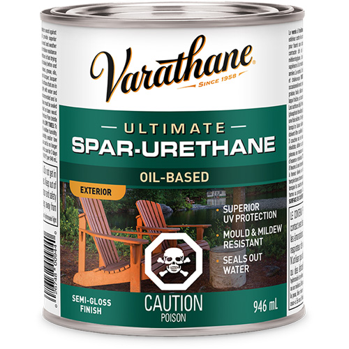 Rev&ecirc;tement &agrave; fini diamant pour bois Varathane, 946 ml, Transparent, Semi-brillant Distribution Élite MP