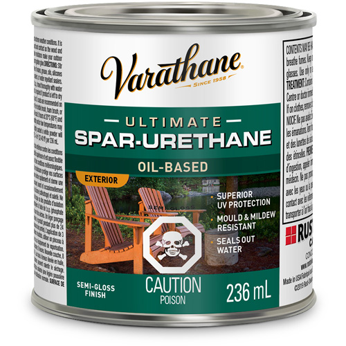 Fini diamant pour bois Varathane ext&eacute;rieur, 236 ml, Transparent, Semi-brillant Distribution Élite MP