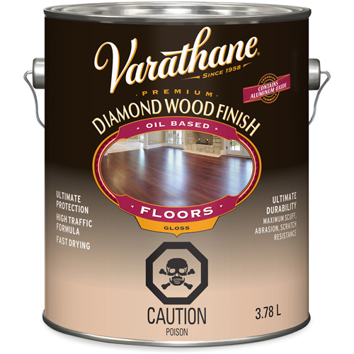 Enduit pour plancher &agrave; fini diamant pour bois Varathane, 3,78 L, Transparent, Brillant Distribution Élite MP