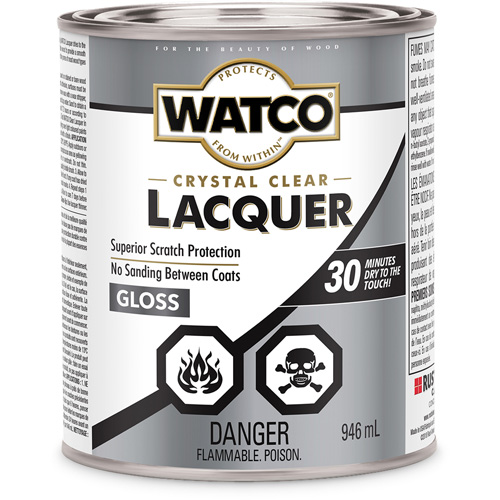 Laque pour bois Watco, 946 ml, Transparent, Brillant Distribution Élite MP