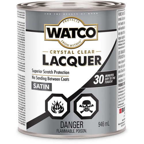 Laque pour bois Watco, 946 ml, Transparent, Satin Distribution Élite MP