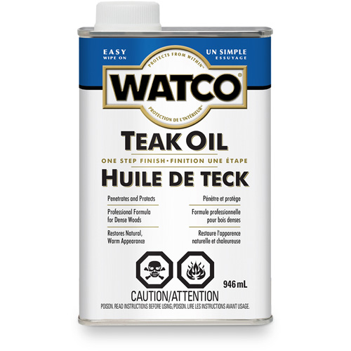 Watco&reg; Teak Oil, 946 ml, Clear, Transparent Distribution Élite MP