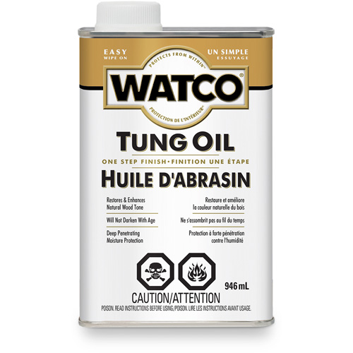 Watco&reg; Tung Oil, 946 ml, Clear, Transparent Distribution Élite MP