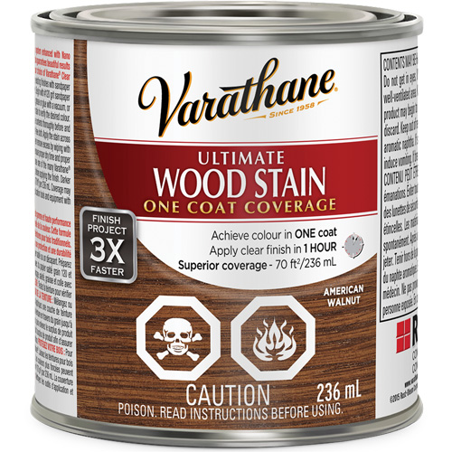 Varathane&reg; Ultimate Wood Stain, 236 ml, American Walnut Distribution Élite MP