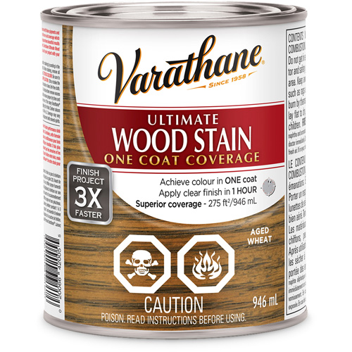 Varathane&reg; Ultimate Wood Stain, 946 ml, Aged Wheat Distribution Élite MP