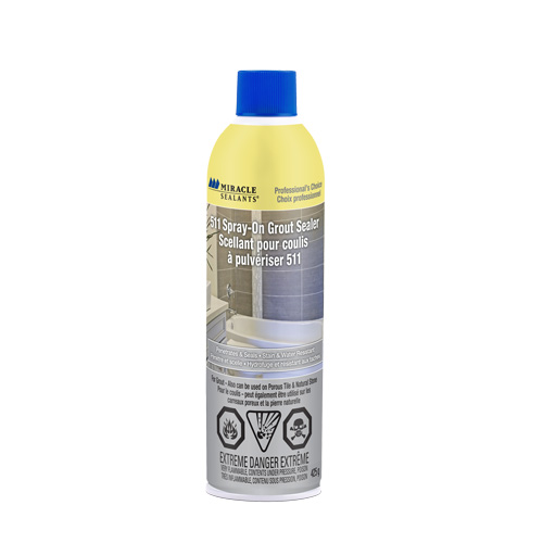 Miracle Sealants&reg; 511 Spray-On Grout Sealer, Aerosol Can Distribution Élite MP