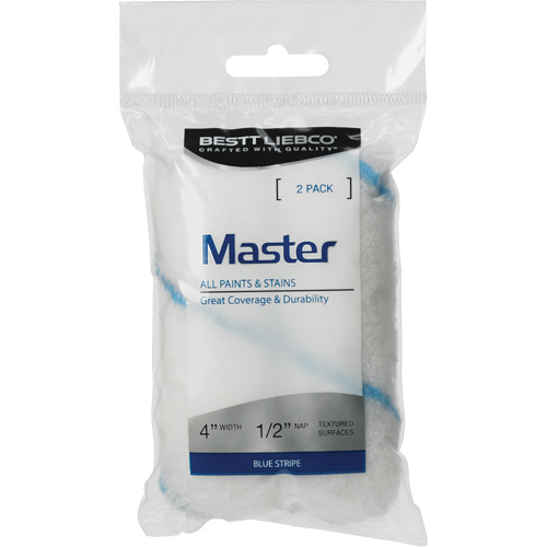 Mini couvre-rouleau &agrave; bande bleue Master, Nap 13 mm (1/2"), 101,6 mm (4") l Distribution Élite MP