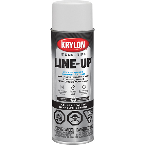 Industrial LINE-UP Athletic Field Striping Aerosol Paint, White, 18 oz., Aerosol Can Distribution Élite MP