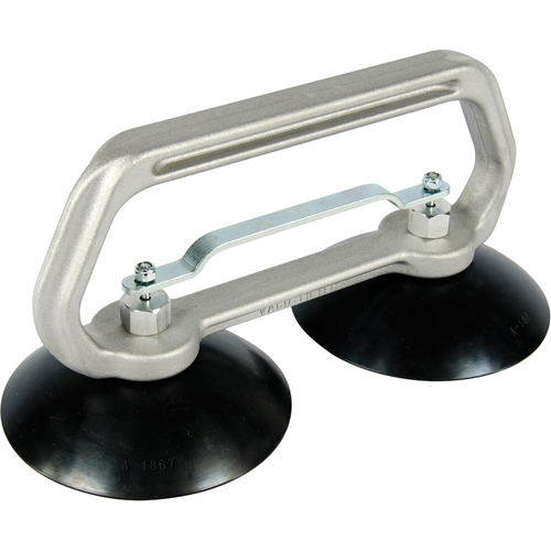 Appareils &agrave; ventouses - Ventouse double industrielle, 75 lb Capacit&eacute;, 5", Barre &agrave; tirer, 10" Longueur de la manche Distribution Élite MP