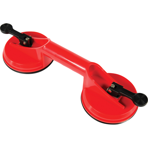 Manually Operated Hand Vacuum Cups - Double Handcup, 66 lbs. Capacity, 4-5/8", Lever, 13" Handle Length Distribution Élite MP
