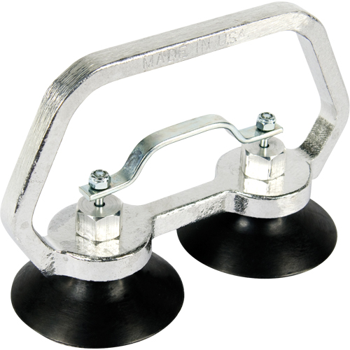 Appareils &agrave; ventouses - Ventouse double industrielle, 30 lb Capacit&eacute;, 3", Barre &agrave; tirer, 7" Longueur de la manche Distribution Élite MP