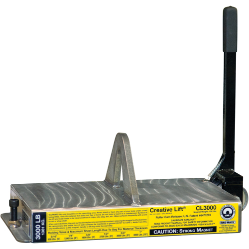 Aimants Creative Lift, Capacit&eacute; de retenue 3000 lb (1,5 tonne), 19-1/4" lo x 10-1/2" la x 7" h Distribution Élite MP