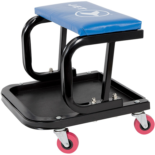 JMS-641A Si&egrave;ge roulant pour m&eacute;canicien, Vinyle, Bleu, Capacit&eacute; 300 lb Distribution Élite MP