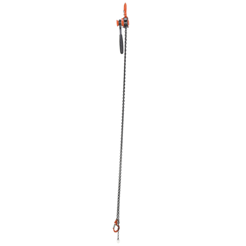 Mini palan &agrave; levier, Lev&eacute;e 10', Cabacit&eacute; 1000 lb (0,5 tonne), Chaîne en Acier Distribution Élite MP