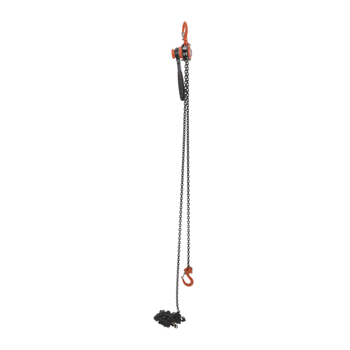 Mini Lever Hoist, 20' Lift, 1000 lbs. (0.5 tons) Capacity, Steel Chain Distribution Élite MP