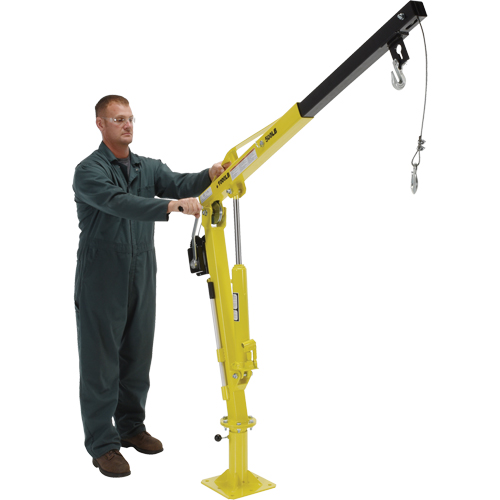 Grue &agrave; fl&egrave;che pour camion actionn&eacute;e par treuil, Capacit&eacute; de 500 lb (0,25 tonne), Limite de 102' Distribution Élite MP
