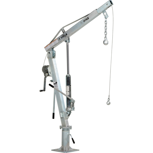 Grue &agrave; fl&egrave;che pour camion actionn&eacute;e par treuil, Capacit&eacute; de 500 lb (0,25 tonne), Limite de 99" Distribution Élite MP