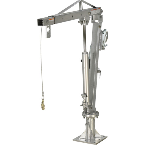 Grue &agrave; fl&egrave;che pour camion actionn&eacute;e par treuil, Capacit&eacute; de 1000 lb (0,5 tonne), Limite de 97" Distribution Élite MP