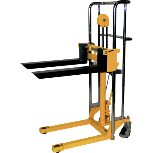 Gerbeur hydraulique pour chariot &eacute;l&eacute;vateur - VL47, Fonctionnement Pompe au pied, Capacit&eacute; 880 lb, Lev&eacute;e max 47" Distribution Élite MP