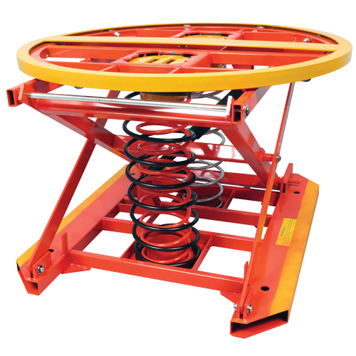Nivelleur et positionneur &agrave; ressort pour palette, 43-1/2" lo x 43-1/2" la, Capacit&eacute; 4500 lb Distribution Élite MP