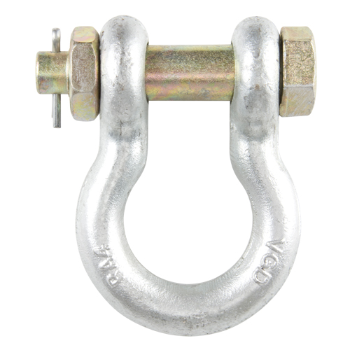 Bolt Type Anchor Shackle, 1/4", Bolt Type, Hot Dip Galvanized Distribution Élite MP
