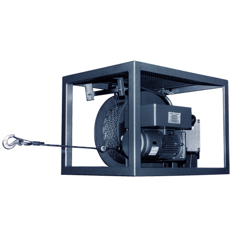 Palan &eacute;lectrique &agrave; c&acirc;ble d'acier avec enrouleur Gripwinch Distribution Élite MP