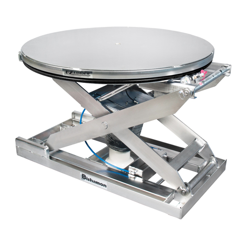 Positionneur pour palette &agrave; nivellement automatique EZ Loader SS - 100% acier inoxydable, 43" lo x 43" la, Capacit&eacute; 4000 lb Distribution Élite MP